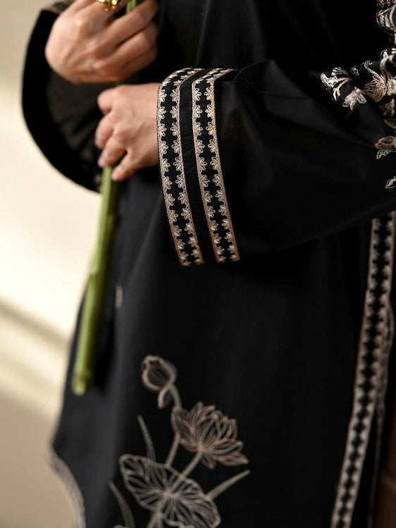 Zaib – Luxury Embroidered Co-Ord Set with Farshi Plazo