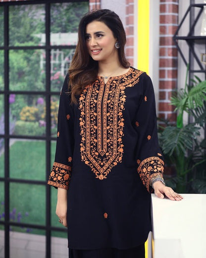Sofia Brand Embroidered Stitched 2-Piece Suit